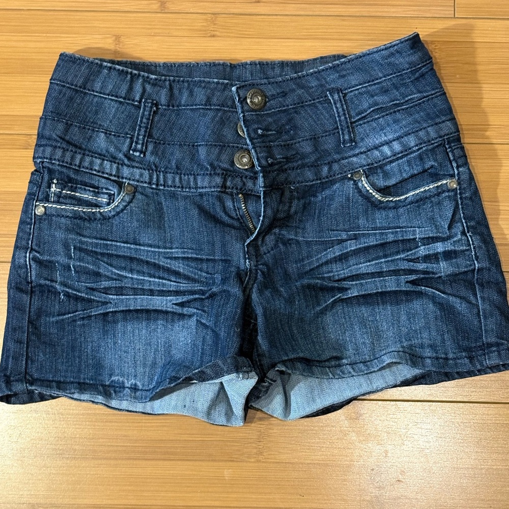 Blue Asphalt Indigo Jean Shorts